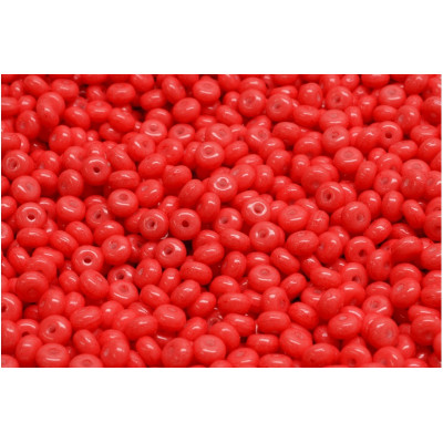 Rondelle Druck Beads 2.5x4mm 47 Red