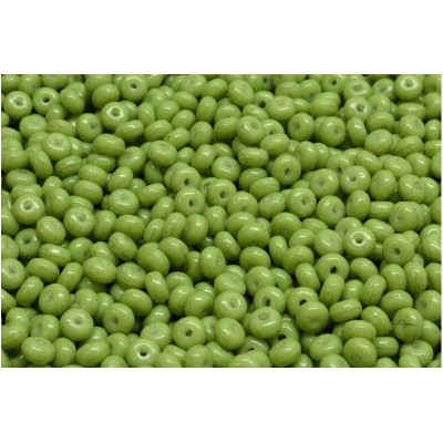 Rondelle Druck Beads 2.5x4mm 44 Green