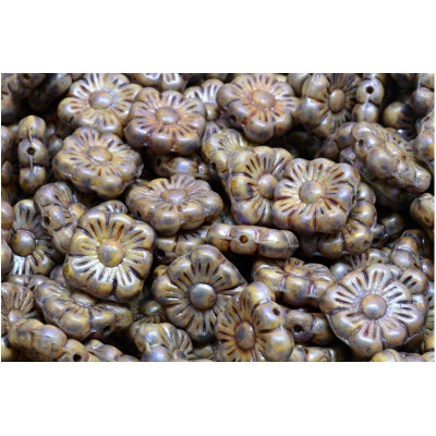 Square Flower Beads 11X11 N. 3149 Violett