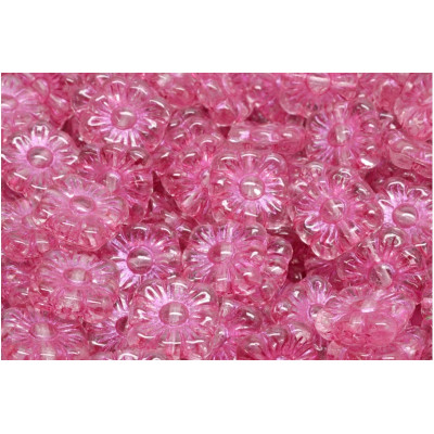 Square Flower Beads 11X11 N. 3137 Rosa