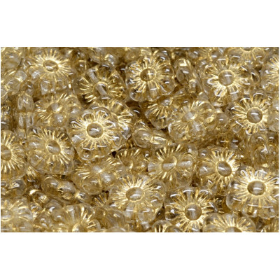 Square Flower Beads 11X11 N. 3136 Or