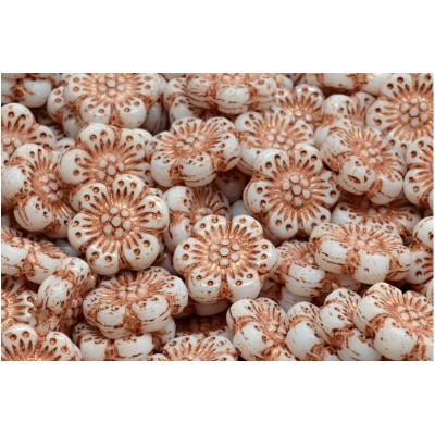 Boho Flower Beads 14X14 N. 3120 Kupfer