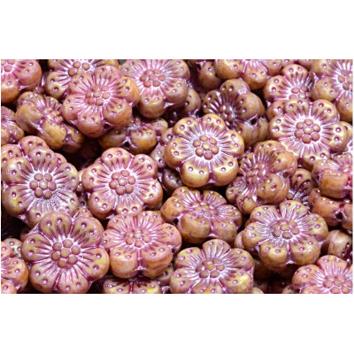 Boho Flower Beads 14X14 N. 3116 Rose