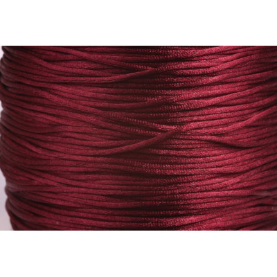 Cordon satiné 1 mm N. 96 Rouge