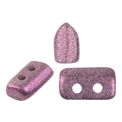 Piros par Puca Stardust Amethyst 5x3mm 23980/29151 | Czech Glass