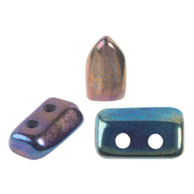 Piros® par Puca® 2-Hole Beads Rainbow Iris 23980/21402 | Czech Glass