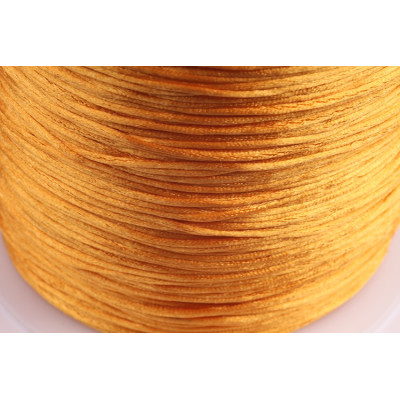 Satin cord 1 mm N. 192 Yellow