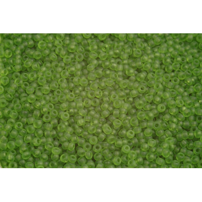 Preciosa Seed Beads 10/0 Peridot Green 50430 | Czech Glass Beads