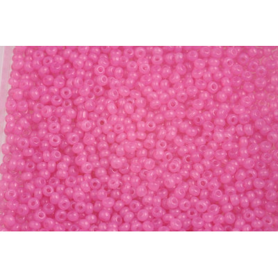Tschechische Rocailles 10/0 Solgel Opal Pink 02692