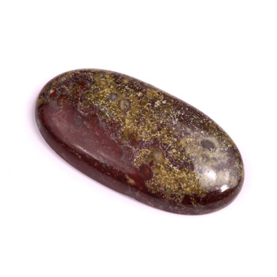Cabochon Dragon Blood Jasper No. 2198 (41x22x6mm)