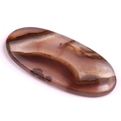 Cabochon Irish Agate No. 1051 (60x28mm)