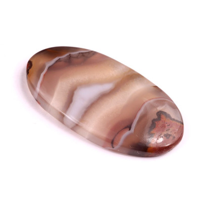 Cabochon Irish Agate No. 1072 (51x27mm)