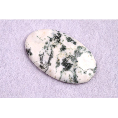 Cabochon Tree Agate No. 1718 (39x24x5mm)