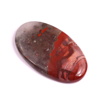 Cabochon Red River Agate No. 2004 (48x28x6mm)