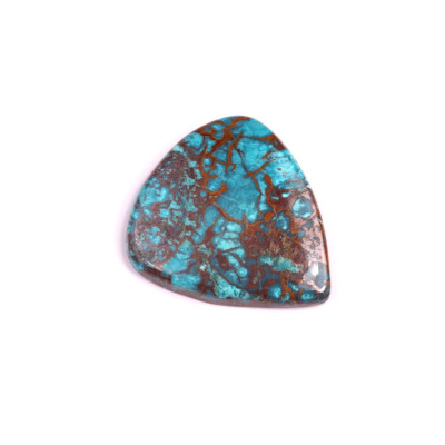 Kabošon Azurite č.1943 (25x23x4mm)