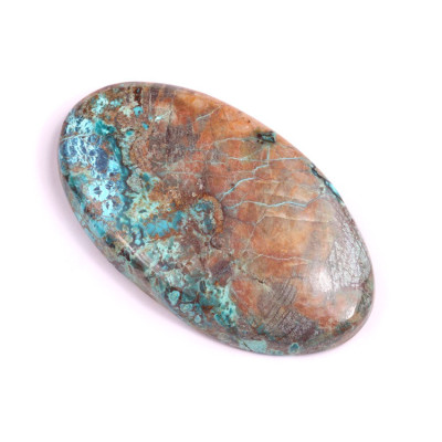 Kabošon Azurite č.1944 (42x24x6mm)