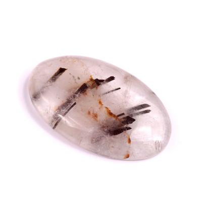 Cabochon Black Rutile No. 2126 (41x26x7mm)