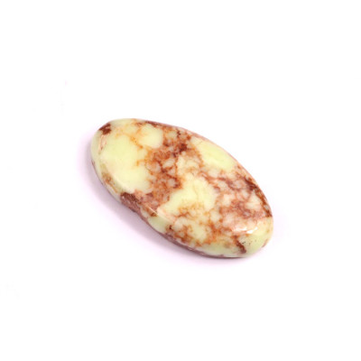 Kabošon Coffee Jasper č.2036 (30x16x6mm)