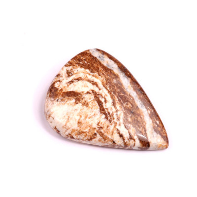 Kabošon Coffee Jasper č.2046 (35x26x6mm)
