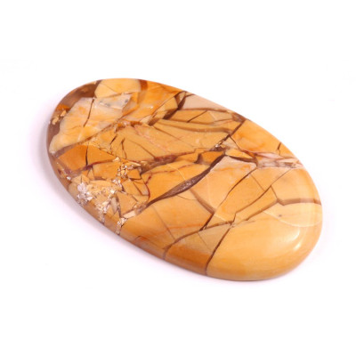 Cabochon Bracciate Mookaite No. 733 (44x26mm)