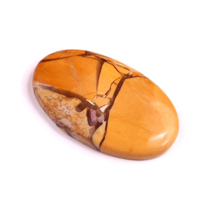 Cabochon Bracciate Mookaite No. 743 (42x25mm)