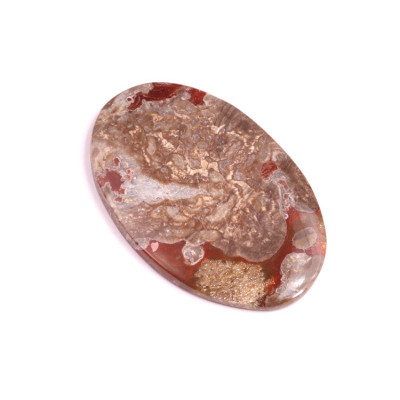 Cabochon Mushroom Rhyolite No. 348 (49x32mm)