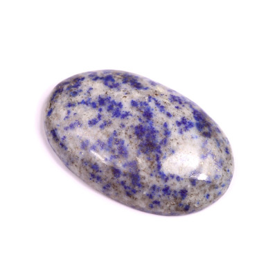 Cabochon Pyrite Lapis No. 2363 (38x25x7mm)