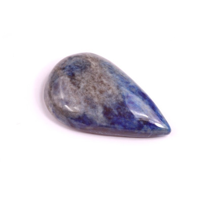 Cabochon Pyrite Lapis No. 2376 (34x21x7mm)