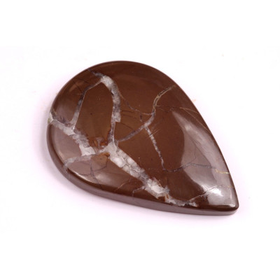 Cabochon Pyrite Septarian No. 1202 (41x28mm)