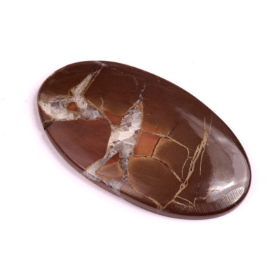 Cabochon Pyrite Septarian No. 1215 (44x25mm)