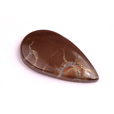 Cabochon Pyrite Septarian No. 1216 (40x22mm)