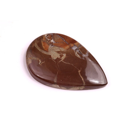 Cabochon Pyrite Septarian No. 1221 (39x26mm)