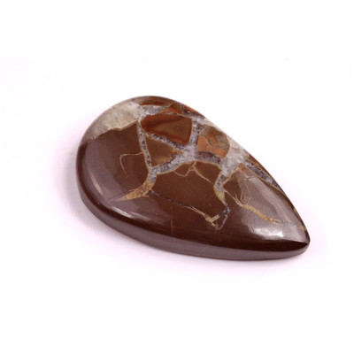 Cabochon Pyrite Septarian No. 1229 (39x23mm)