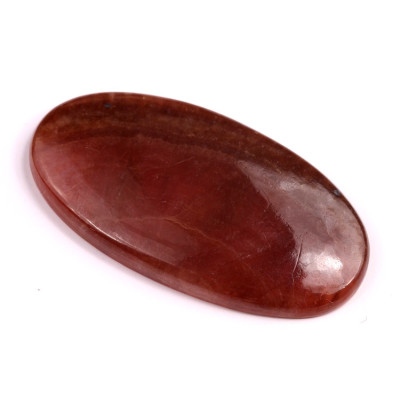 Cabochon Rhodochrosite Peru No. 1244 (48x26mm)