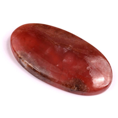Cabochon Rhodochrosite Peru No. 1250 (52x27mm)