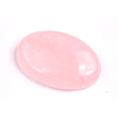 Cabochon Rose Quartz No. 1437 (40x27x9mm)