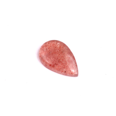 Cabochon Strawberry quartz No. 571 (26x17mm)