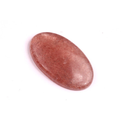 Kabošon Strawberry quartz č.575 (36x24mm)