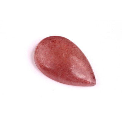 Kabošon Strawberry quartz č.580 (33x20mm)