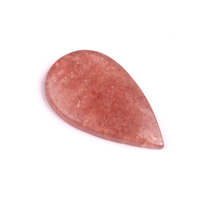 Cabochon Strawberry quartz No. 584 (42x26mm)