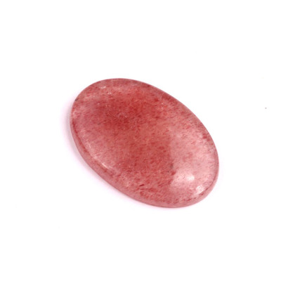 Cabochon Strawberry quartz No. 585 (36x25mm)