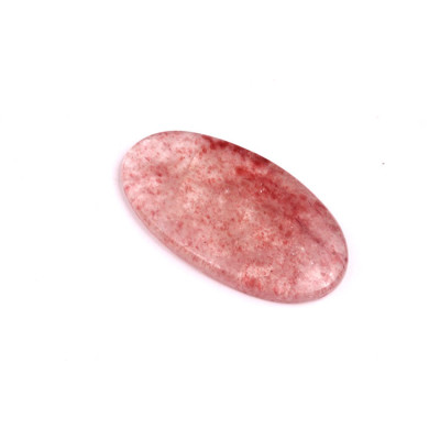 Cabochon Strawberry quartz No. 586 (36x20mm)