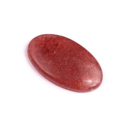 Kabošon Strawberry quartz č.590 (41x25mm)