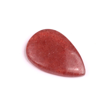 Cabochon Strawberry quartz No. 592 (39x24mm)