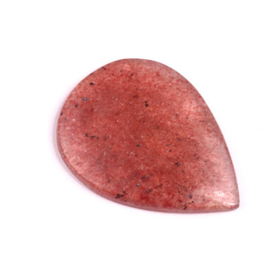 Cabochon Strawberry quartz No. 597 (45x34mm)