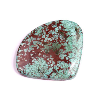 Kabošon Tyrkys Hubei č.1497 (52x43x7mm)