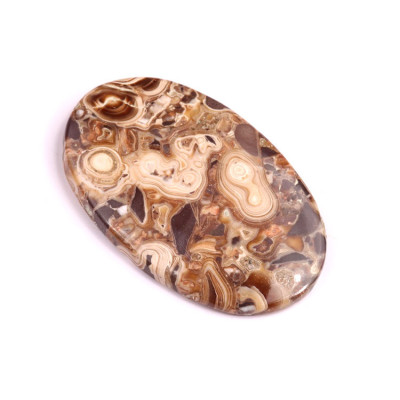 Cabochon Wood Schalenblende No. 786 (49x31mm)