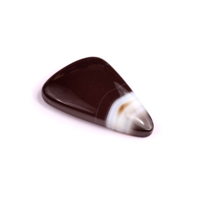 Cabochon Black Banded Agate No. 2475 (33x20x6mm)