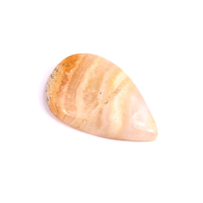 Cabochon Yellow Crazy Lace Agate No. 2487 (35x23x5mm)