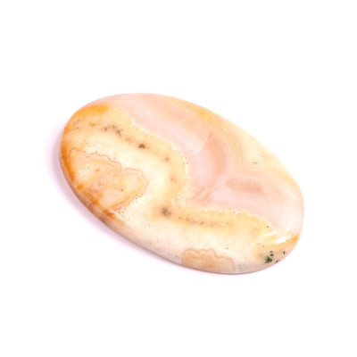 Cabochon Yellow Crazy Lace Agate No. 2491 (41x26x5mm)